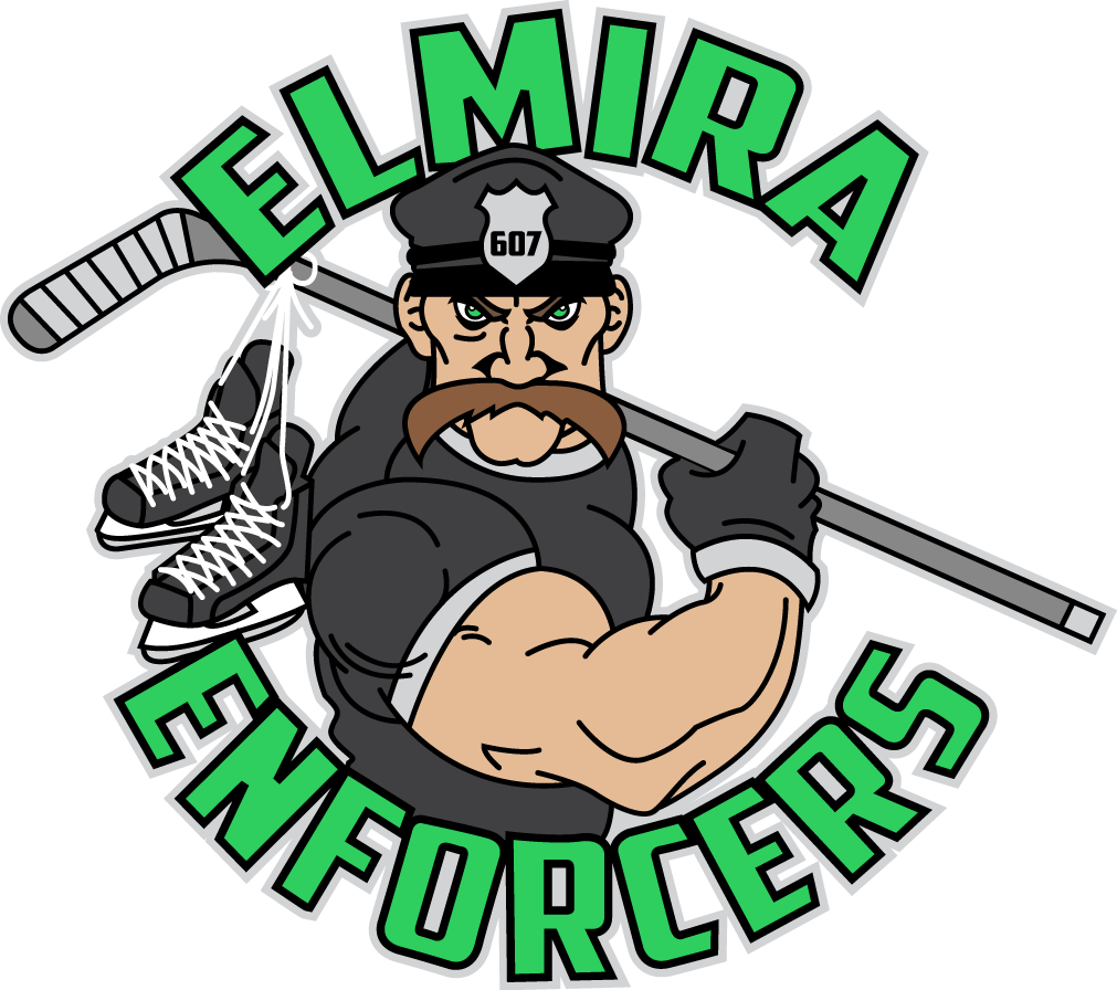 Elmira Enforcers 2018-Pres Primary Logo iron on transfers for T-shirts